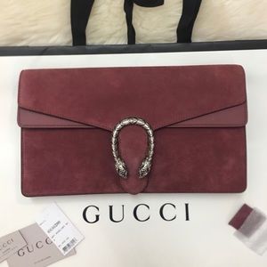 Authentic Gucci Dionysus Dry Rose Medium Clutch